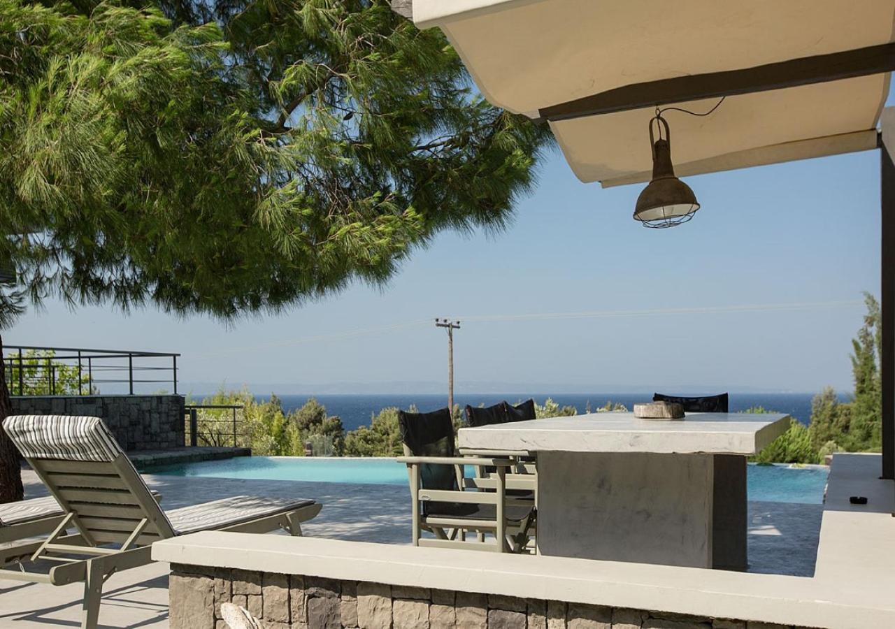 Olivia Estate Villa With Private Swimming Pool Elia Nikitis Exterior foto