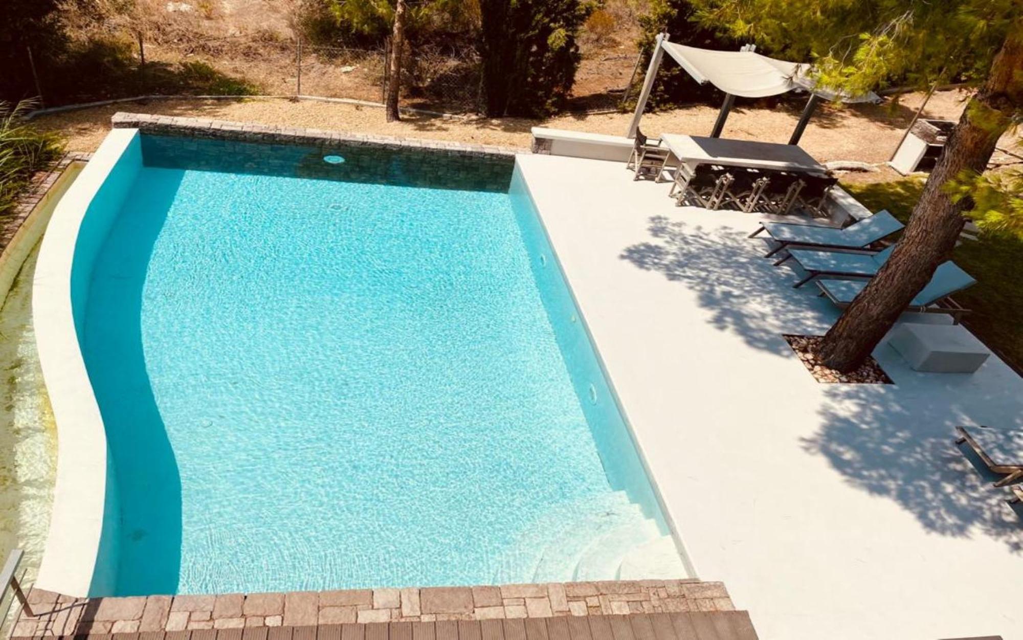 Olivia Estate Villa With Private Swimming Pool Elia Nikitis Exterior foto